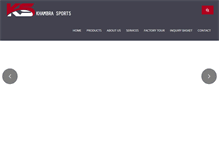 Tablet Screenshot of khambrasports.com